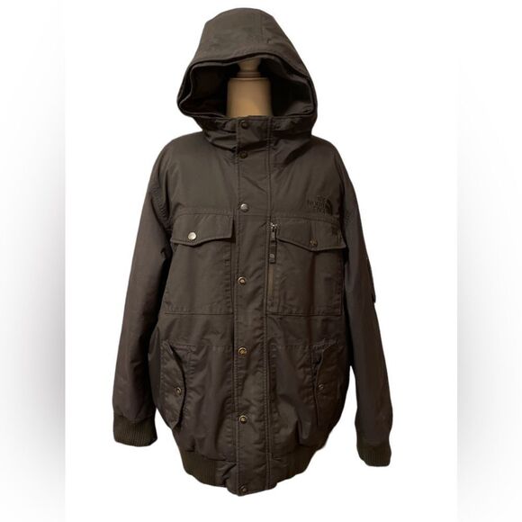 The North Face Men's Black Full Zip Down Hyvent Coat - Picture 1 of 9